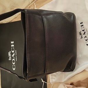 Vintage Coach Sonoma Black Leather Bag EUC